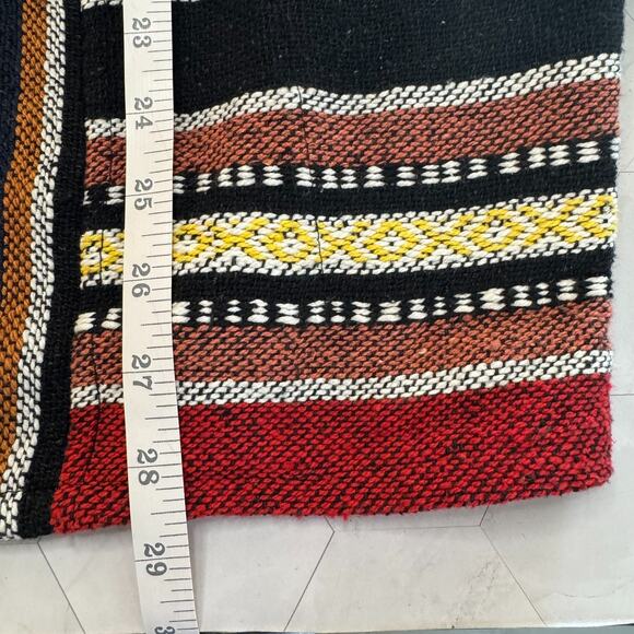 Kathmandu Imports Lg Boho Colorful Striped 100% Cotton Kimono Open Cardigan EUC - Picture 4 of 6